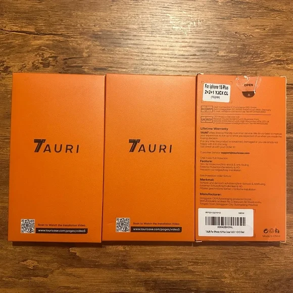 Tauri 5-in-1 iPhone 15 Plus Protection Case (15)(HH) - 3 Boxes